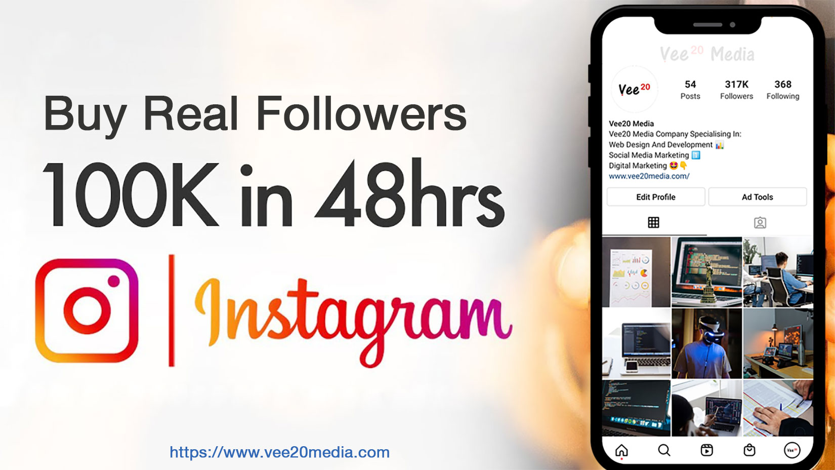 Where To Buy Instagram Followers Online - Vee20 Media P_2145bktsu1