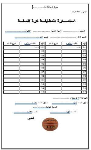 تجميعية لكل الوثائق التي يحتاجها الاستاذ لتنظيم دورة الرياضة المدرسية بصيغة word P_3247jdqpx4