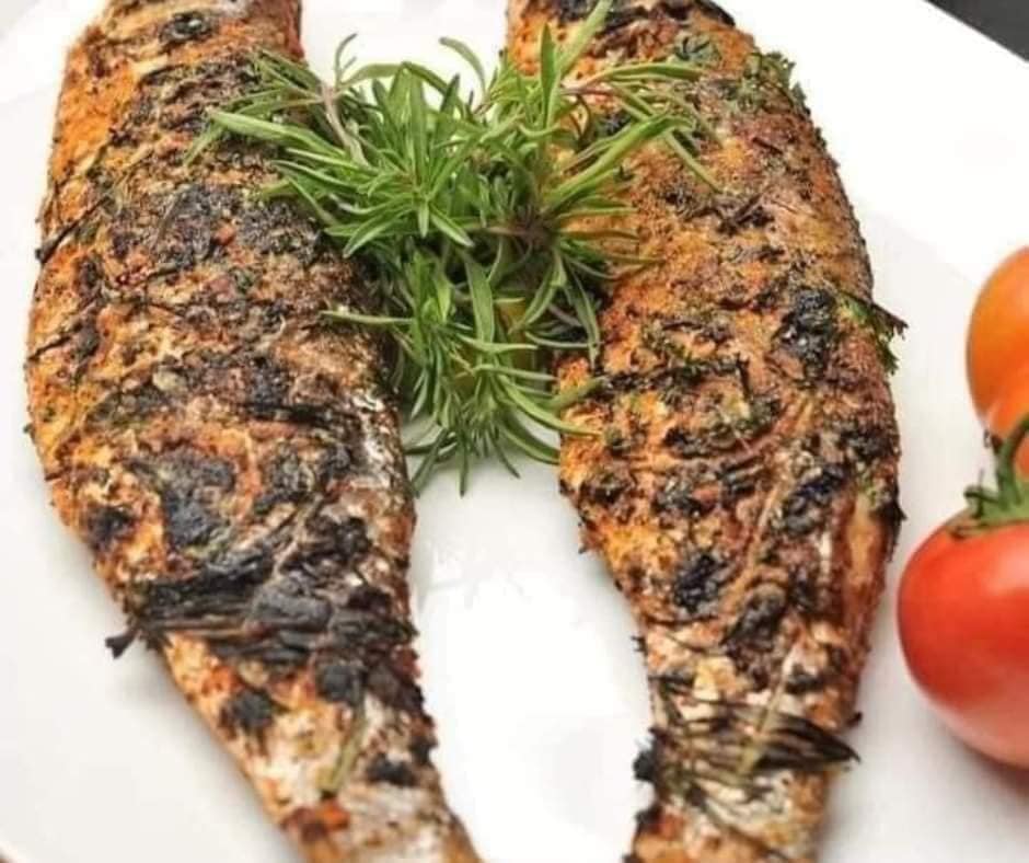 طريقة عمل سمك مشوي بالأعشاب