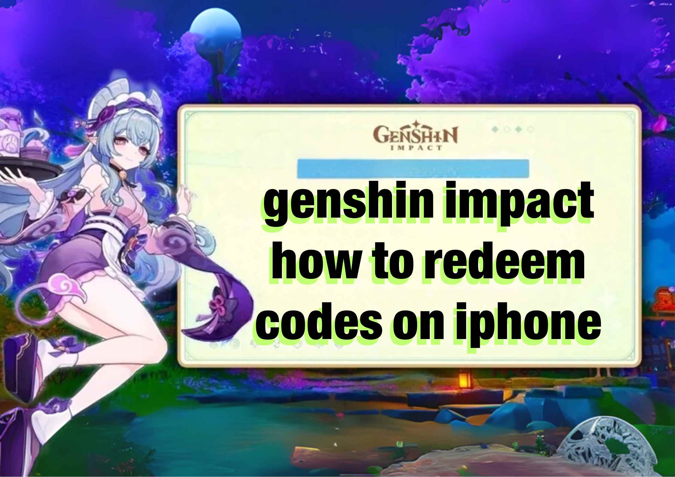 genshin impact redeem code all time