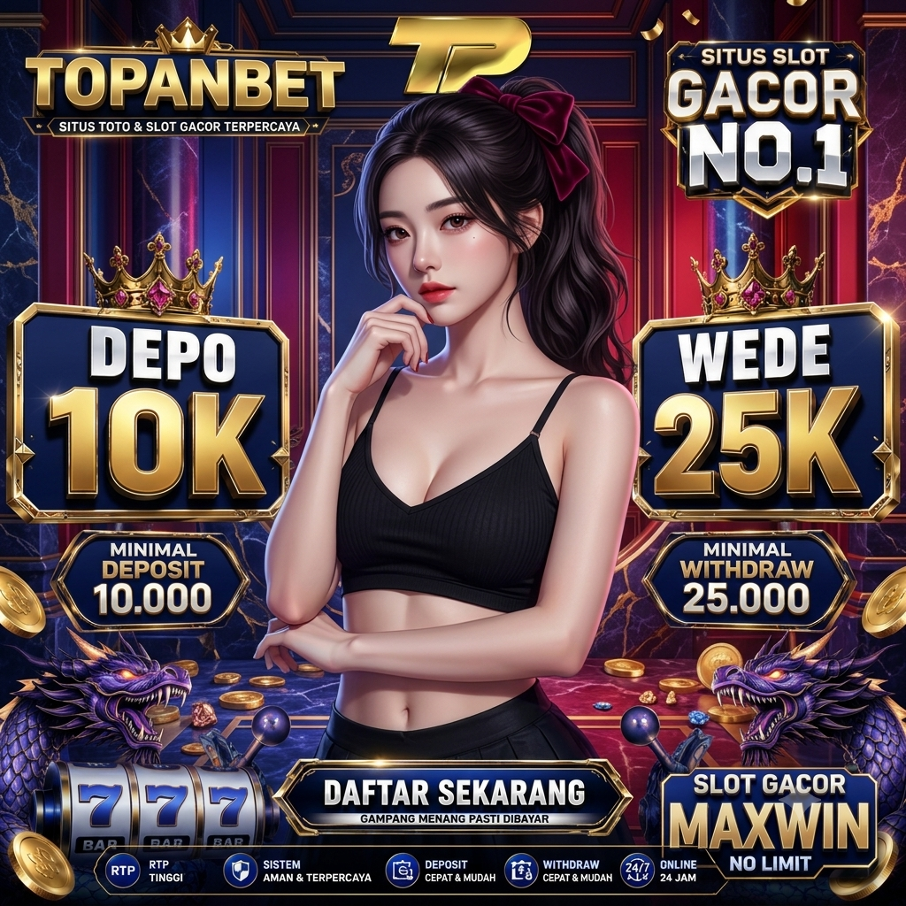 Thumbnail 1 of 3, Poster, TOPANBET - Jaringan Website Slot Deposit Qris 10 Ribu yang Menawarkan Bonus Jackpot Spesial. designed and sold by TOPANBET.